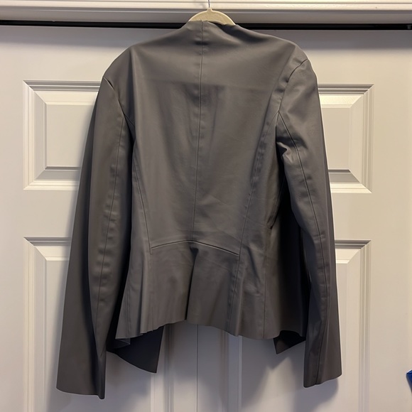 LIKE NEW: Zara faux leather jacket size medium - Picture 2 of 2